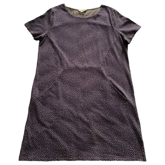 BODEN Womens' Gray & Purple Dandelion Short Sleeve Tunic Dress w. Pocket SZ 14 - Picture 7 of 8